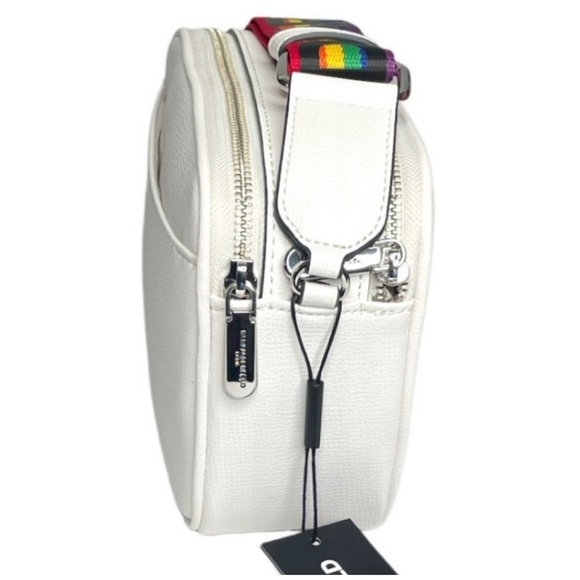 Hot Pick Karl Lagerfeld Maybelle Crossbody W/Rainbow Strap Camera Bag.NWT - Picture 4 of 7